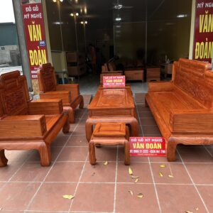 Bộ bàn ghế quốc sắc thiên hương Gỗ Hương Đá